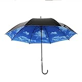 QAZX Regenschirm 41-Zoll-Golfschirm für Damen und Herren, großer automatischer Regenschirm, winddichter Stockschirm für Sonne und Regen dauerhaft