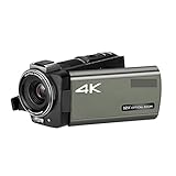 Videokamera Camcorder Videokamera-Camcorder Live-Streaming, digitale Vlogging-Kamera, AX60 3.5 ' Touchscreen 12x optischer Zoom 4K professionelle Camcorder VLOG mit Schönheit ( Color : As photo )