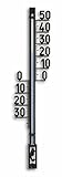 TFA Dostmann Analoges Außenthermometer, wetterfest, freistehende Gradzahlen, L 65 x B 23 x H 275 mm
