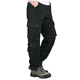 EZJOBLA Performance Pants Herren Laufhose Herren Lang Jogginghose Herren Schwarz Men's Activewear Arbeitslatzhosen Männer Gym Wear Herren Latzhose Blau Herren Jogginganzug Jogging