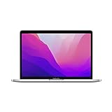2022 Apple MacBook Pro Laptop mit M2 Chip: 13' Retina Display, 8GB RAM, 512 GB SSD ​​​​​​​Speicher, Touch Bar, beleuchtete Tastatur, FaceTime HD Kamera. Kompatibel mit iPhone/iPad; Silber ​​​​​​​