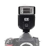 Hersmay CY-20 Universal-Blitzschuh für Kamera, Blitzlicht, Speedlite, elektronisch, mit Sync-Anschluss, für Nikon Canon Panasonic Olympus Pentax Alpha Digital DSLR Kamera Blitzlicht
