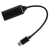 USB C auf HDMI 4K Adapter für PC, Konverter Typ C Thunderbolt 3 HDMI Adapter Converter Kabel Typ C auf HDMI kompatibel mit MacBook Pro Surface Go Samsung Galaxy S9