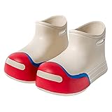 Buben Winterstiefel Große Kinder Kinder Jungen Mädchen Niedliche Bunte Regenstiefel Bequeme rutschfeste Regentagskleidung Kinderschuhe 34 (Khaki, 33.5 Big Kids)