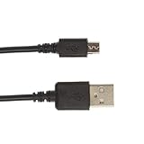 Kingfisher Technology 90cm USB PC / Fast Data Synch Black Cable Lead Adaptor for HANNspree HANNSPAD 133 TITAN 2 SN14TP1B Tablet