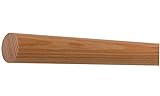 Lärche Holz Handlauf lackiert Ø 42 mm mit bearbeiteten Enden ohne Halter Länge: 300 mm / 30 cm / 0,3 m Enden:gekappt (sägerau)