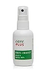 Care Plus Erwachsene Anti-Insect Deet 40% Spray 60ml, Transparent, 60 ml