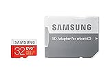 Samsung Speicherkarte MicroSDHC 32GB EVO Plus UHS-I Grade 1 Class 10, für Smartphones und Tablets, mit SD Adapter