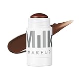 Milk Makeup Matte Bronzer, Blitzed (Deep Bronze) - 0.19 oz - Cream Bronzer Stick - Buildable, Blendable Colour - Matte Finish - 1,000+ Swipes Per Stick - Vegan, Cruelty Free