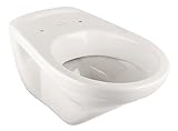 Villeroy & Boch Wand-WC Omnia Classic, 768210R1 Tiefspüler mit CeramicPlus-Beschichtung, mit waagerechtem Abgang, Keramik, Weiß, 03509 5