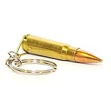 Cobra Tactical Solutions Stylish real Shot Ammo Bullet Patrone Messing Schlüsselanhänger .308 .223 5.7 45ACP (Brass, 223)