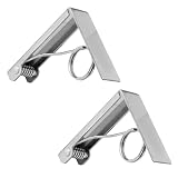 Tischtuchklammern Edelstahl verdickter, 2 Stück Tischtuchklammern Edelstahl, tischklammern, tischdecke outdoor wetterfest, 7,6 x 6 cm Tischtuch Clips Outdoor Tischdeckenhalter für 5,5 cm Dicken T