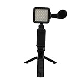 Hozee Fülllicht-Mikrofon-Stativ-Kit, Fülllicht-Mikrofon-Kit mit Stativ 56 Lampenperlen für Aufnahmen für die Fotografie