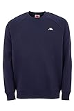 Kappa VAUKE Unisex Sweatshirt I Pullover Herren aus Baumwolle I Basic für Sport und Freizeit I Sweater für Frauen & Männer I Pulli in Größe XL, blau