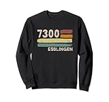7300 Esslingen Retro Postleitzahlen Alte PLZ Vintage Sweatshirt