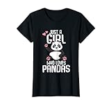 Just A Girl Who Loves Pandas T-Shirt