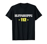 Blutgruppe 112, Feuerwehrmann, Feuerwehrfrau, Feuerwehr T-Shirt