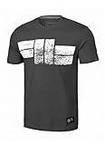 Pit Bull West Coast - T-shirt CLASSIC LOGO Graphite - Graphite - L