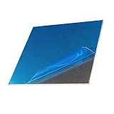 JIEYUZYUO Aluminiumplatte, Aluminiumlegierung, Flacher Streifen, Aluminiumreihe, Dünnes Aluminiumblech, Kühlmaterial, Schneiden, Diy, Dicke 0,5 Mm/0.5 * 200 * 200Mm (1 Pieces)