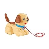 Fisher-Price H9447 - Hundespielzeug zum 'Spazierengehen', macht Hundegeräusche und Bewegungen, für Kinder Spielzeug ab 1 Jahr