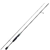 Sougayilang Spinning Angelrute, 2 Abschnitte Ultraleichte Carbon Angelruten Super Sensitive, 1.8M/2.1M mit High Density Eva Griff für Pferdemaul, Süßwasser Bass, Forelle, Tintenfisch-G21