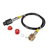 Pera Soda Maker CGA320 auf TR21-4 CO2 Carbonator Co2 Tank Zylinder Direktadapter mit 60 Zoll Hochdruckschlauch für Soda Club Soda-Maschinen Zubehör