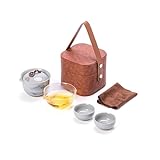 Chinesisches Reise-Tee-Set, Gongfu-Tee, tragbare Keramik-Teetasse, Teekanne für Erwachsene, Teesets, Geschenk für Zuhause, Outdoor, Geschäft, Familie