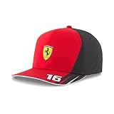 Scuderia Ferrari - Offizielle Formel 1 Merchandise 2022 Kollektion - Charles Leclerc 2022 Teamkappe - Rot - Größe: Einheitsgröße