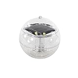 well2wellness® Pool Solar Schwimmlicht Solar Kugel mit Farbwechsel für Schwimmbad und Whirlpool
