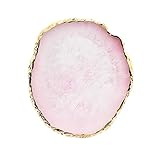 TEOYALL Harz Nagel Kunst Palette Maniküre Gemalt Palette Nagellack Farbmisch Palette Nagelmalerei Display Fach Nagel DIY Zubehör (Rosa)