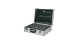 TOPEX Aluminiumkoffer, Alu-Koffer, Maßen 45 x 15 x 32 cm, leicht 2,4kg, Innenraum weichem Materiall, verstärkten Kanten, zwei Schlüsselschlössern