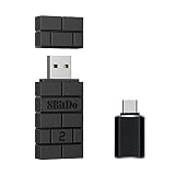 Mcbazel Wireless 8 Bit USB Adapter 2 with OTG Adapter Accessory Compatible with Nintendo Switch 2/OLED Switch/NS Switch/PS5/PS4/PC/Raspberry