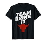 US WWE The Rock Bull Team Bring It 01 T-Shirt