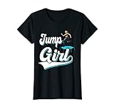 Damen Jumping Trampolin Trendsport Fitness Damen Sport Hüpfen T-Shirt