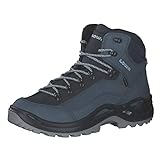 LOWA Renegade GTX MID Ws Damen Wanderstiefel Trekkingschuh Outdoor Goretex 320945 blau, Schuhgröße:40 EU