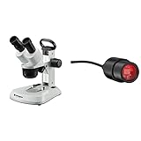 Bresser Mikroskop Analyth STR 10x - 40x Stereo Auflicht- und Durchlicht Mikroskop & Full HD Mikroskop Teleskop Kamera USB 2.0 mit integriertem UV/IR Sperrfilter und verschiedenen Adaptern
