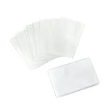 SimpleLife 20 Stück Weiche durchsichtige Kartenhüllen aus Kunststoff, Kreditkartenhüllen/Einsteckhüllen für ID-Karten, Bandkarten usw.