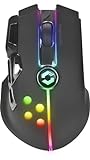 Speedlink IMPERIOR Gaming Mouse – Programmierbare Tasten, kabellose USB Maus mit LED-RGB-Beleuchtung, schwarz