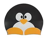 SWIMXWIN Silikonkappe mit Schwimmflossen für Kinder, Mädchen, 3-9 Jahre, wählen Sie aus den 10 Angeboten (Pinguin)