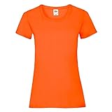 Fruit of the Loom - Lady-Fit Valueweight T - Modell 2013 L,Orange