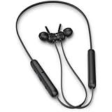 Philips Bluetooth In Ear Kopfhörer E1205BK/00 mit Mikrofon (Inline-Fernbedienung, Echoreduzierung, 7 Stunden Spielzeit, Spritzwasserschutz IPX4, Magnetische Ohrstöpsel) Schwarz