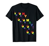 LGBT Regenbogen fussabdrücke menschen multikulti way T-Shirt