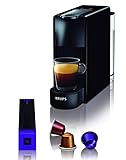 Krups Nespresso XN1108 Essenza Mini Kaffeekapselmaschine | 1260 Watt | Sehr kompakt | 0,6 Liter Wassertank | 19 bar | Schwarz