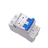 SUTK 2P 230V ~ c Typ Mini Circuit Breaker Miniatur-Haushaltsschalter McB. Montage 36mm Hutschiene Laserdruckkapazität 4.5ka (Color : 2P, Size : 6A)
