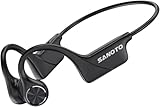 SANOTO Knochenschall Kopfhörer Bluetooth 5.3,Open Ear Kopfhörer Kabellos Bone Conduction Kopfhörer IPX5 Wasserdicht Staubdicht Sportkopfhörer Lange Akkulaufzeit Kopfhörer für Läufer F