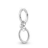 Pandora Charm Schlüsselanhänger in Sterling-Silber aus der Pandora Moments Collection