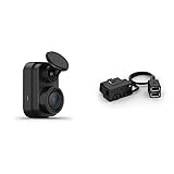 Garmin Dash Cam Mini 2 – ultrakompakte Dashcam mit automatischer Unfallerkennung, weitem 140° Bildwinkel & Kabel für die Konstantstromquelle, 010-12530-23