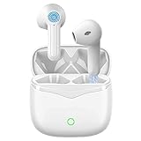 In Ear Kopfhörer Kabellos Bluetooth 5.3 mit 4 Mic ENC Anruf Noise Cancelling Ohrhörer, Wireless HiFi Stereoklang,IPX7 Wasserdicht Earbuds für Huawei/Samsung/iOS/Android