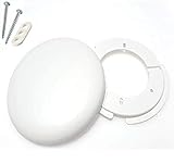 Lampen Abzweigdosen, Verteilerdose, weiß, wahlweise Ø 100 oder Ø 130, superflach mit Montageset Globe Warehouse® (Ø 100)