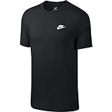 Nike Herren M Nsw Club Tee T shirt, Black/(White), XXL EU